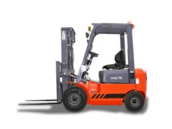 Red Color Easy To Operate Telescopic Diesel Forklift Truck Heavy Construction