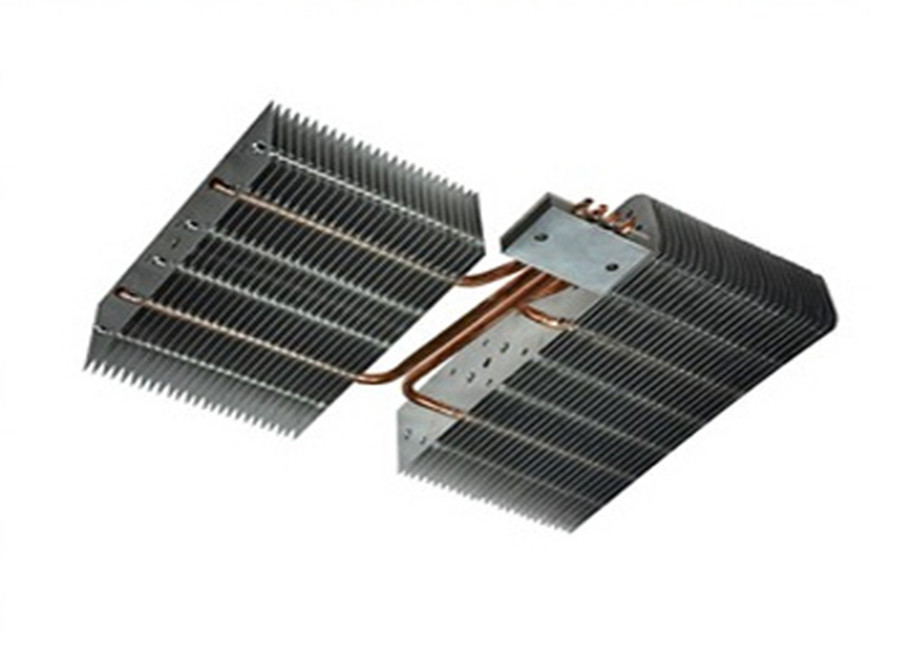 4pcs Heatpipe Extrusion Heat Sink With copper heat pipe Aluminum