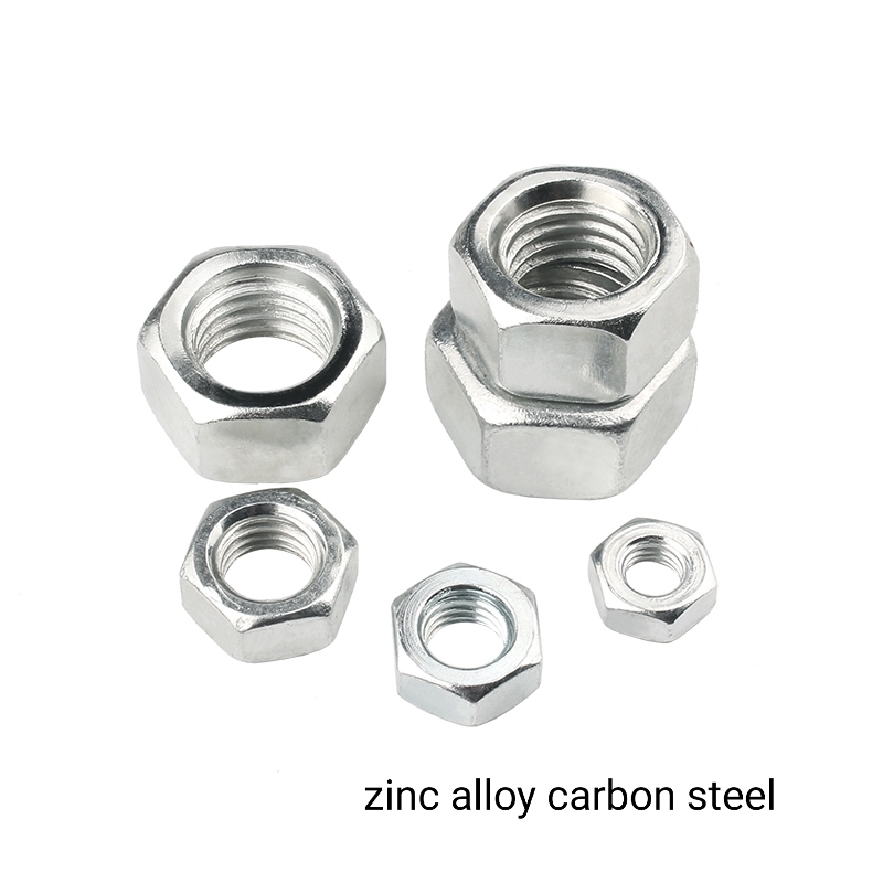 M10 Hexagon Nut Din 934 , M3 Internal Coarse Seal Brass Stainless steel Hex Nut