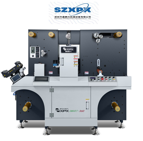 Max Rewinding Diameter of 600mm Barcode Label Die Cutting Machine with Cutting Accuracy of ±0.15mm