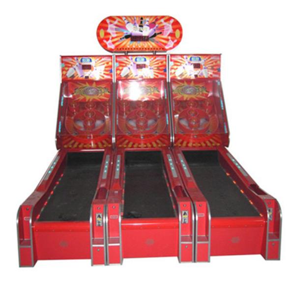 Children size bowling game 3 lines kids fun indoor playground redemption game