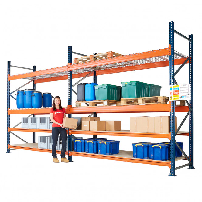 Industrial Material Handling Heavy Duty Stacking Steel Electrostatic Powder Coating