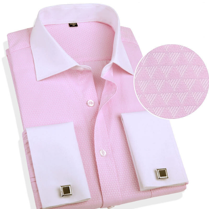 Machine Washable Custom Logo Shirts Personalized Business Shirts Long Sleeve Pattern