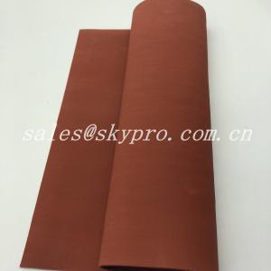  Red Soft Customized Neoprene Rubber Sheet Silicone Rubber Foam Sponge Manufactures