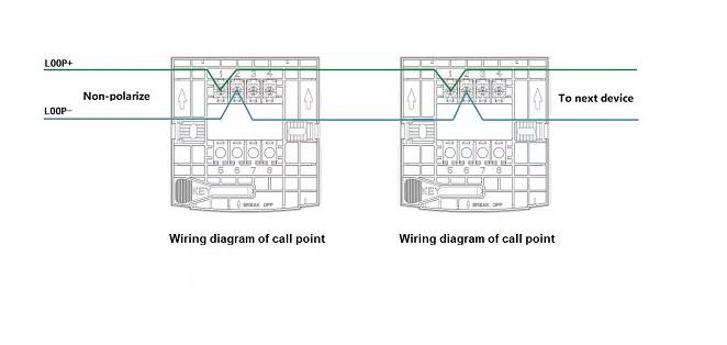 DC17V-DC33V Addressable Manual Call Point For Intelligent Fire Safety Alarm System