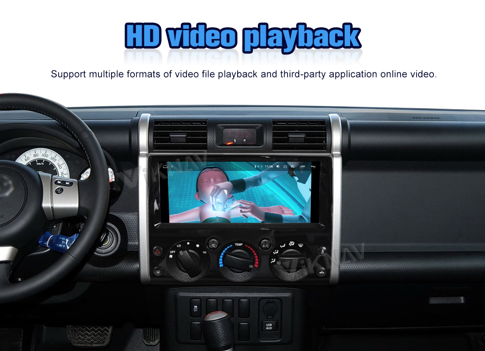 8 Core 128GB Car Multimedia Player For Toyota FJ Land Cruiser 2007-2017