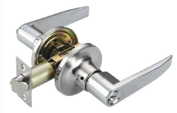 Tubular Lever Lock Changeable Square Corner 25x57mm Faceplate Variety of Styles
