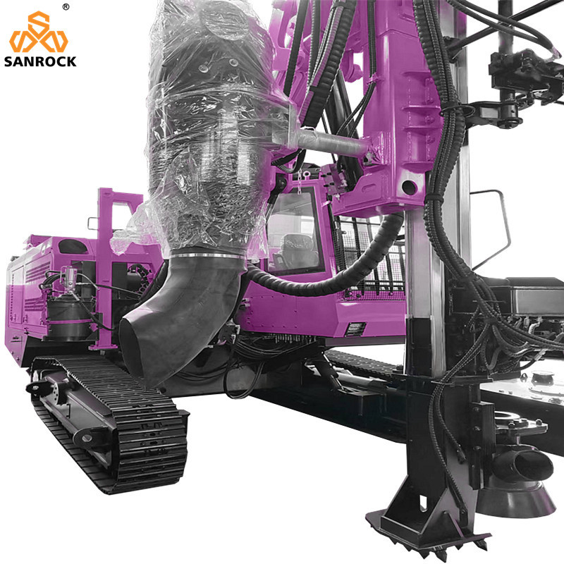 Hydraulic Drilling Rig Mining DTH Drilling Machine Working Pressure 20 Bar Crawler Drilling Rig