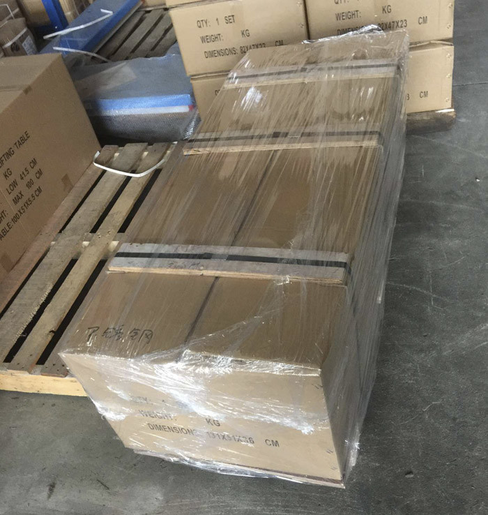Heavy Weight Manual Lift Table , Materials Handling Small Hydraulic Lift Table
