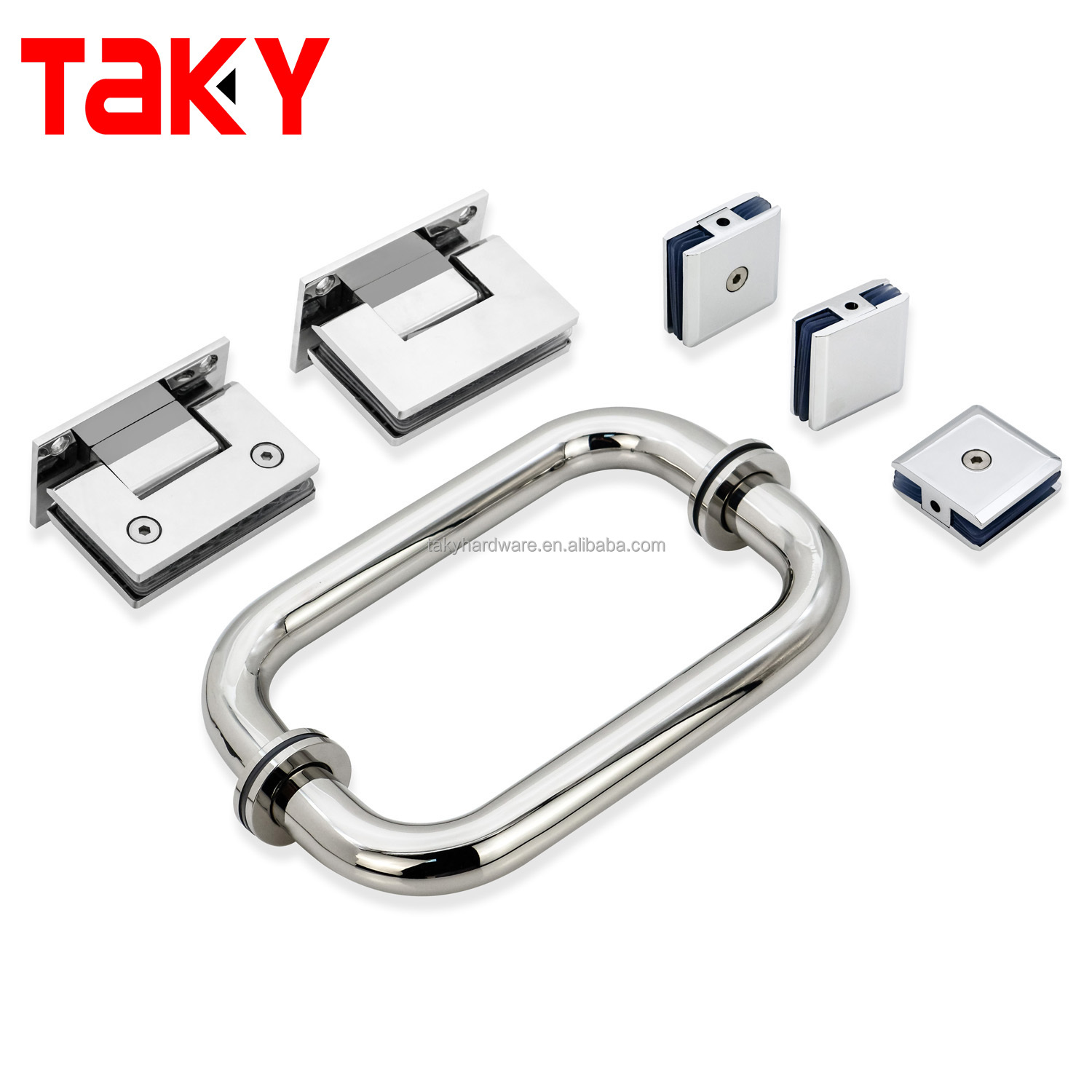 11 Inch Puxadores para Porta de Vidros Stainless Steel Brushed Gold Door Pull Handle
