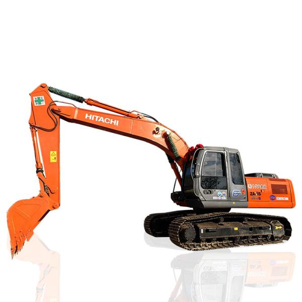 ZX200-3G Used Hitachi Excavators Original ISUZU Engine 0.9m3 Bucket Capacity