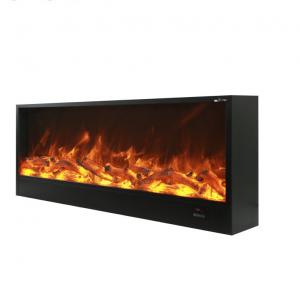 China 1300mm Electric Inbuilt Fireplace TV Stand Pure Decoration Tempered on sale