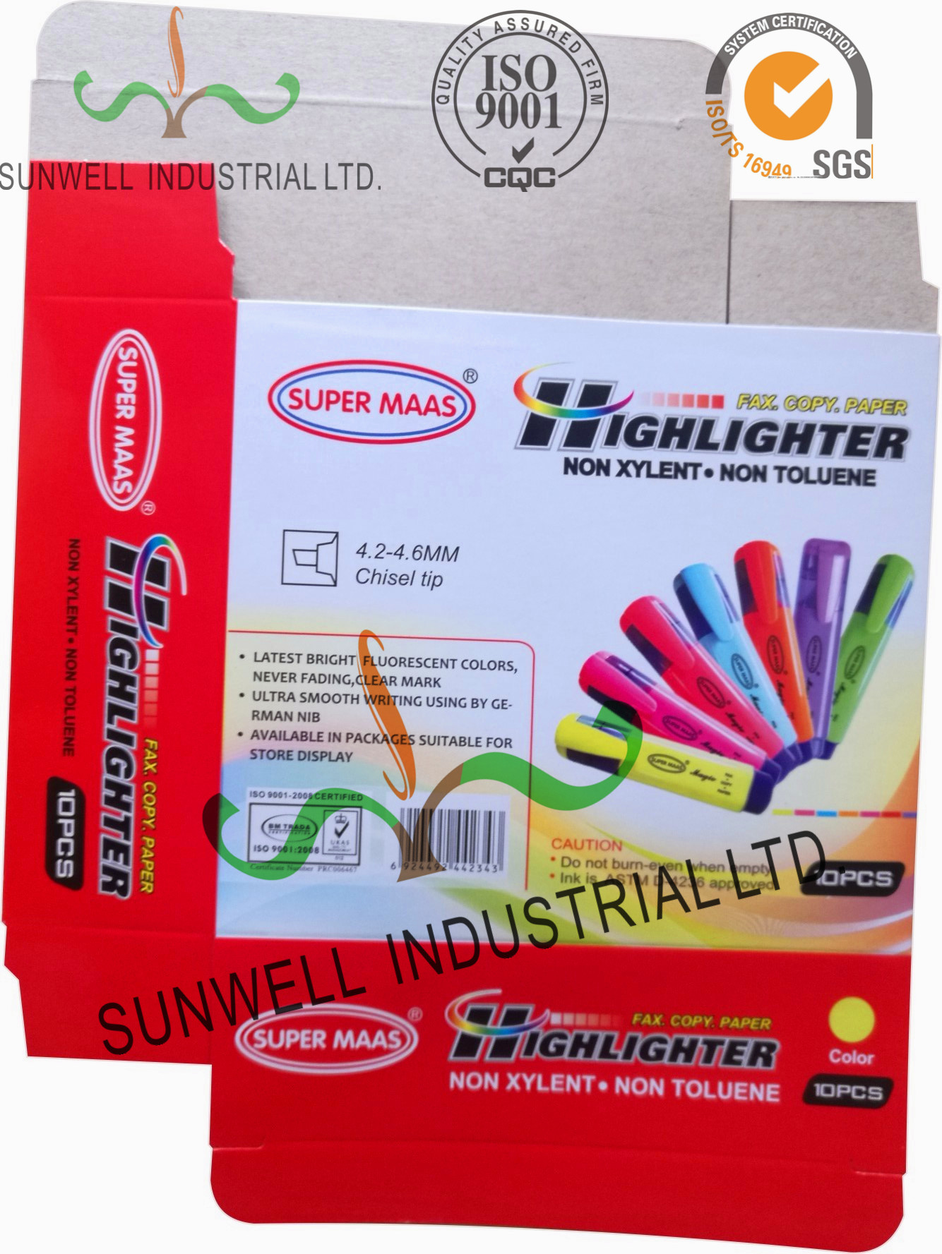 Custom Printed Office Tails Clips Packaging Boxes Glossing Varnish Finished