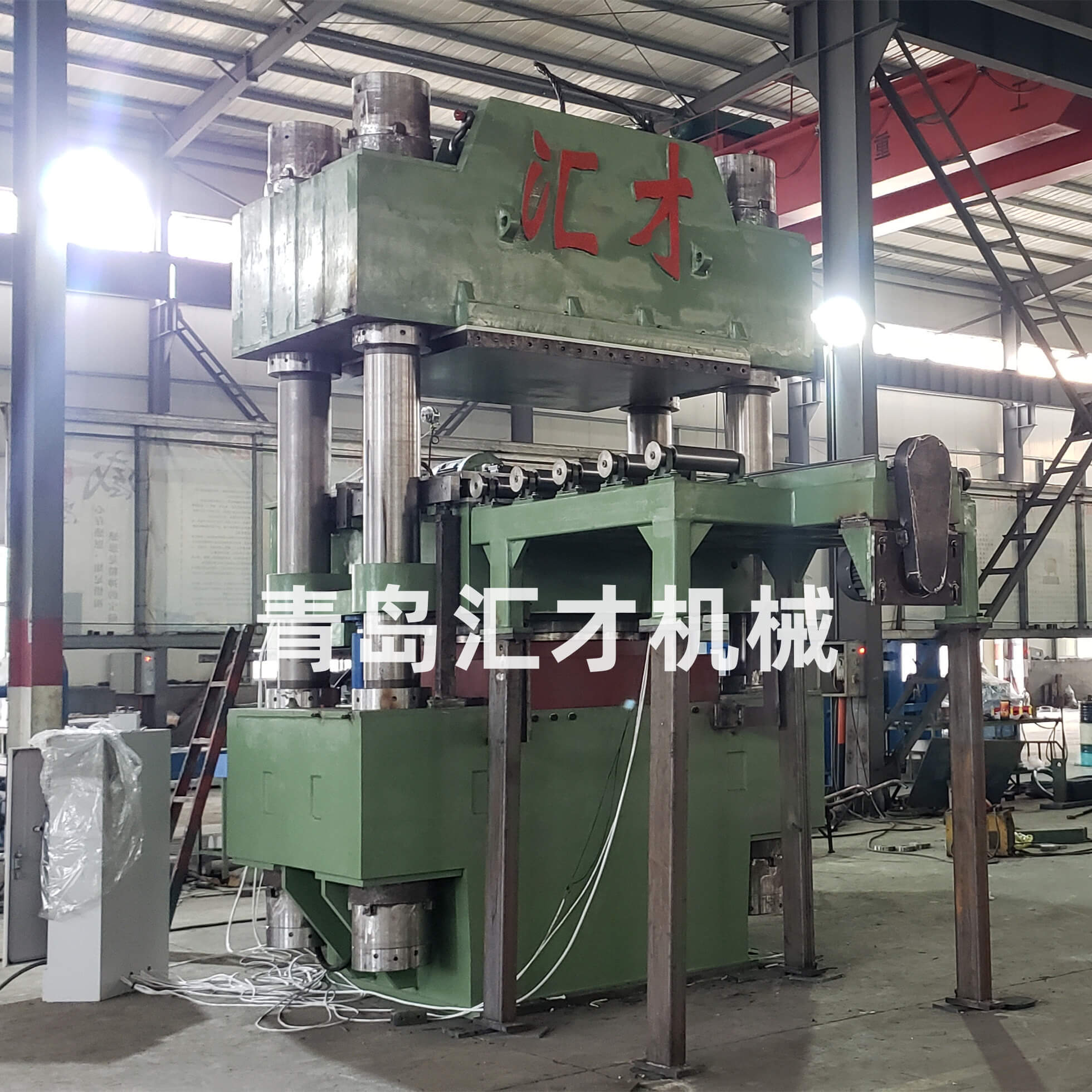 1900 Seismic Isolation Bearing Vulcanizing Press Machine with 800 mm Plate Clearance