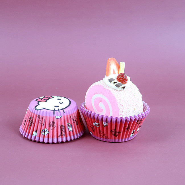 Home bakery grease proof paper cupcake paper, baking cup , hellokitty mini cute cup liners, Pack of 1000 standard