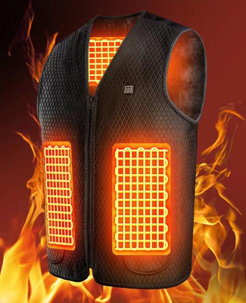 USB Electric Heated Clothes With Graphene Heating Panel For Men S Winter
