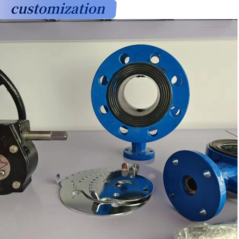 Medium Temperature Water Media Mechanical Butterfly Valve Fittings for Water Fittings