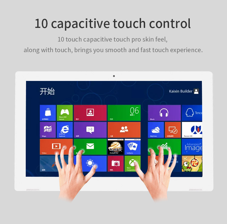Desktop android tablet pc pos NFC 17.3 inch 15.6 inch kiosk advertising IPS HD display