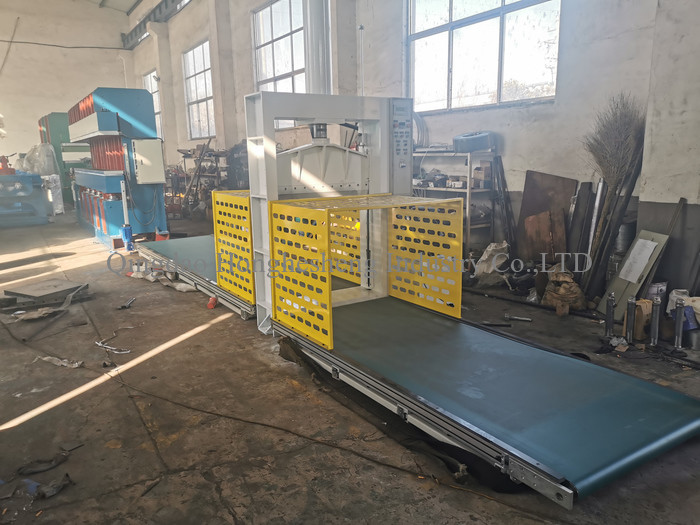 Single Knife Hydraulic Press Bale Cutter Rubber Cutting Machine
