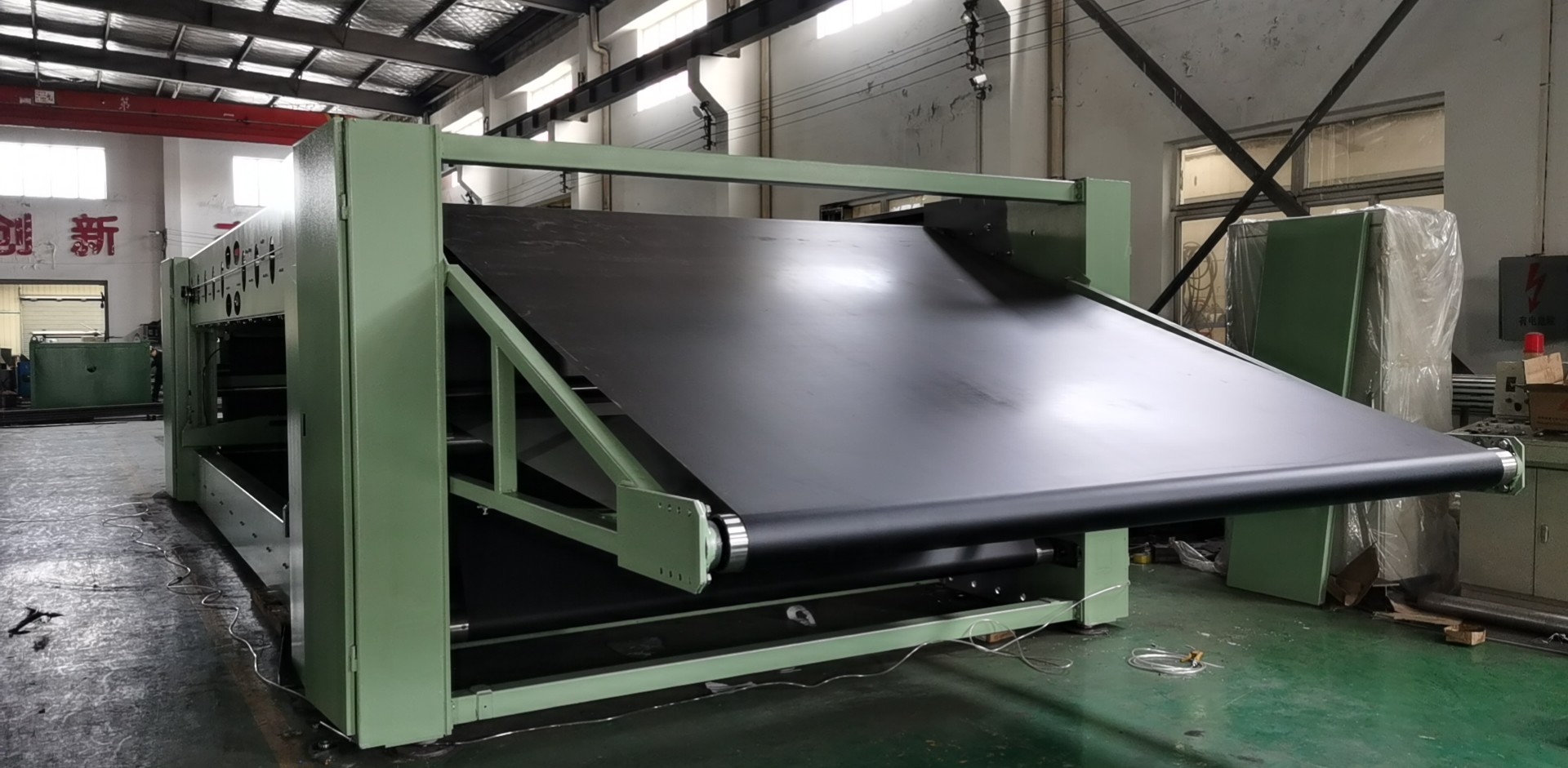 PLC Nonwoven Fabric Servo Motor Cross Lapper Machine