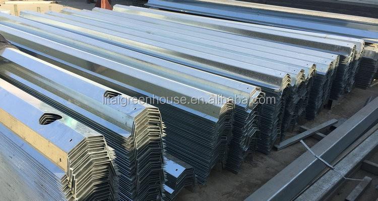 Greenhouse Rain Gutter Width Customizable and Long Service Life Advantage