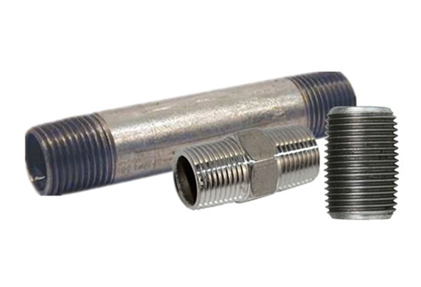 Carbon Steel A105 Metal Pipe Fittings Pipe Nipple 1" 3000LB TOE NPT ASME B16.11