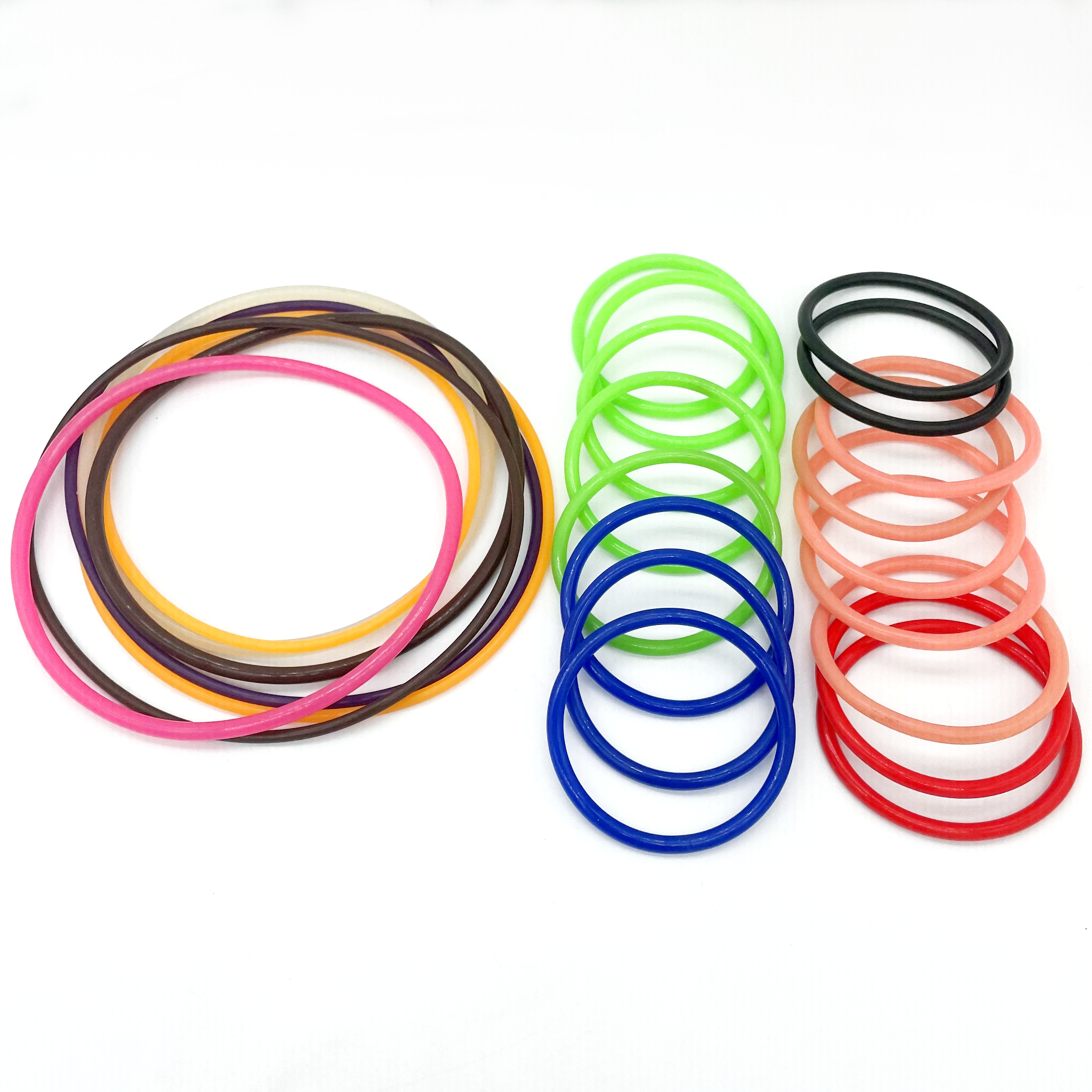 40-90 Shore A Hardness Silicone Rubber O Rings For Food Industry Electronics Medical Automobiles