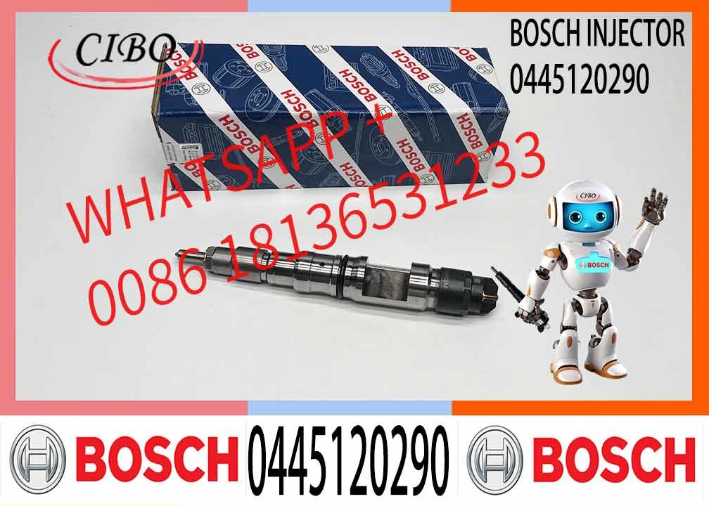 High Quality Diesel Common Rail Fuel Injector 0445120290 Fuel Injector 0445120290