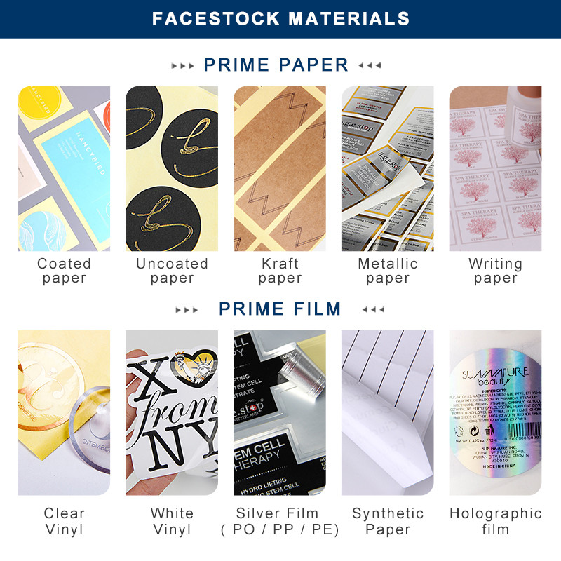 Custom Printed White 5cm Round Paper Sticker For E Commerce Packaging