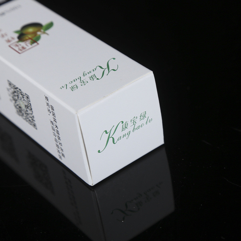 White cardboard craft paper perfume aromatic water Essential oil Colorful box package