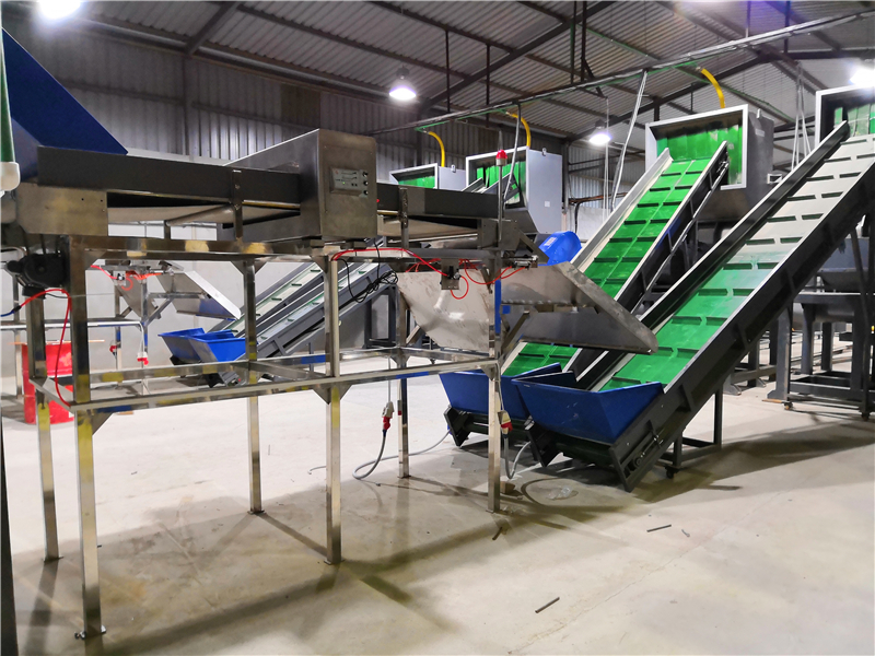 Recyclable PET bottle recycling plastic line