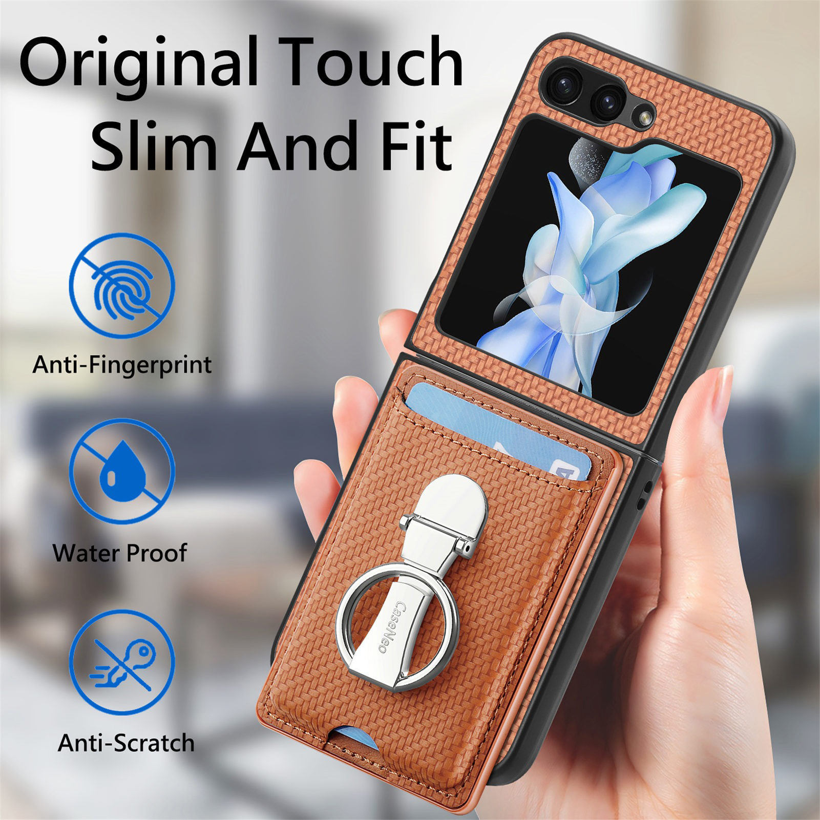 360 Degree Foldable Ring Wallet Design Style Mobile Phone Case for Samsung Galaxy S23 S22 Ultra S21 S20 Plus