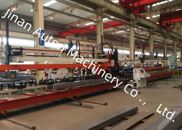 X-Axis 50m/Min Speed Automobile Longitudinal Beam Flat Plate CNC Punching Line Y