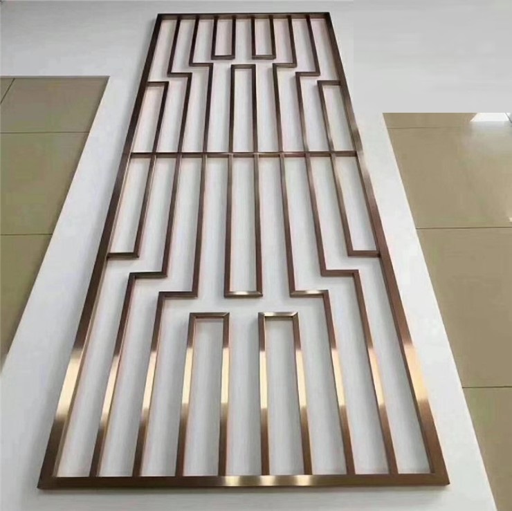 Low price room partition screen modern simple style metal room divider