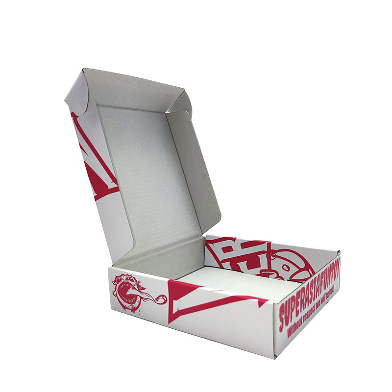 Custom Size Flat Packed Shipping Mailer Box Three Layer Corrugated Underwear Clothing