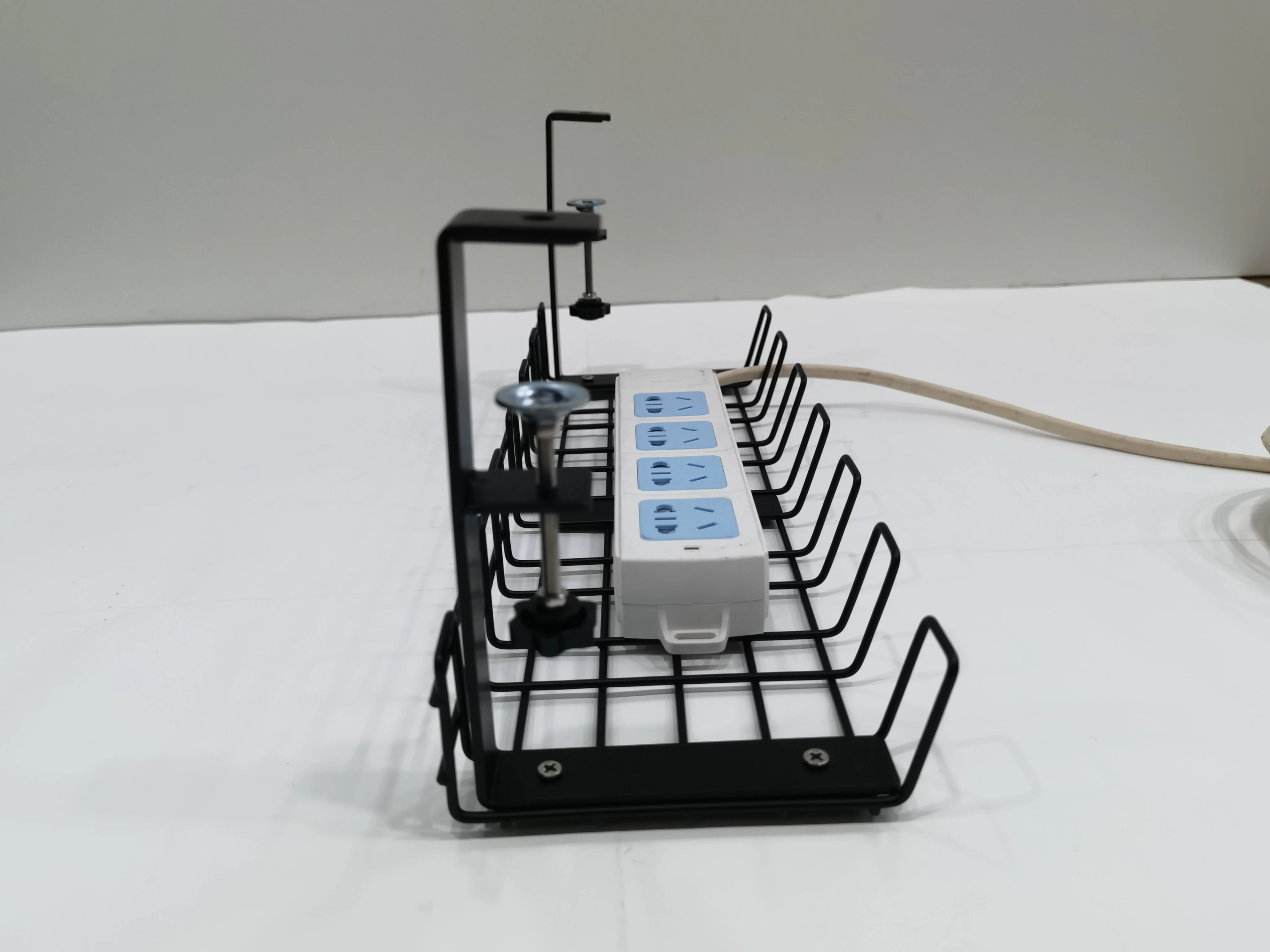 Upgrade Your Workspace with Our Standing Cable Organizer and Wire Management Tray