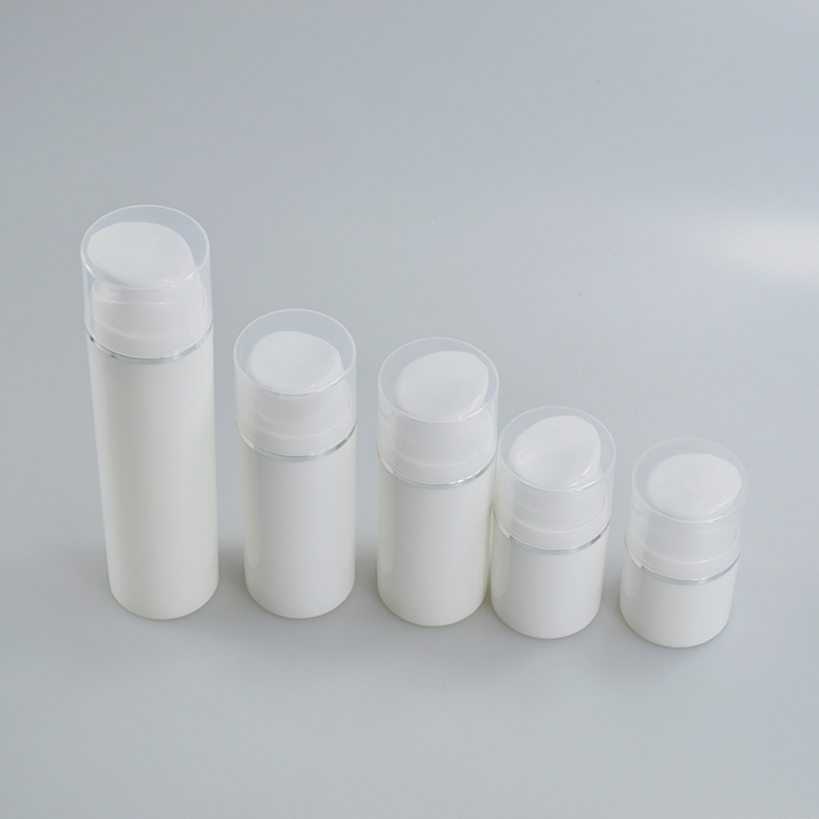 PP Refillable 30ml 50ml 100ml 120ml 200ml White Plastic Vacuum Cosmetic Serum Lotion Spray Airless Pump Bottle