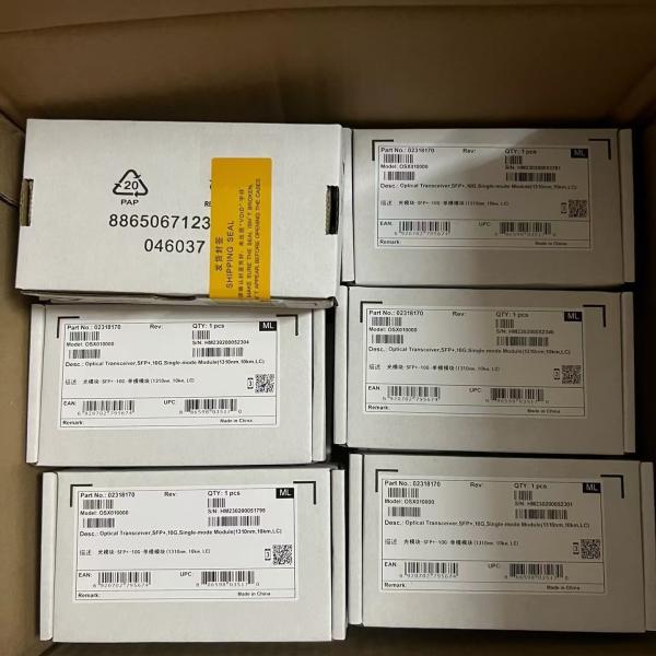 Original Huawei OSX010000 Optical Transceiver,SFP+,10G.SM 1310nm,10km.LC, Part