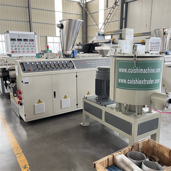 SJSZ80/156 Plastic Twin Screw Co Rotating Extruder PVC Pipe Extrusion Line