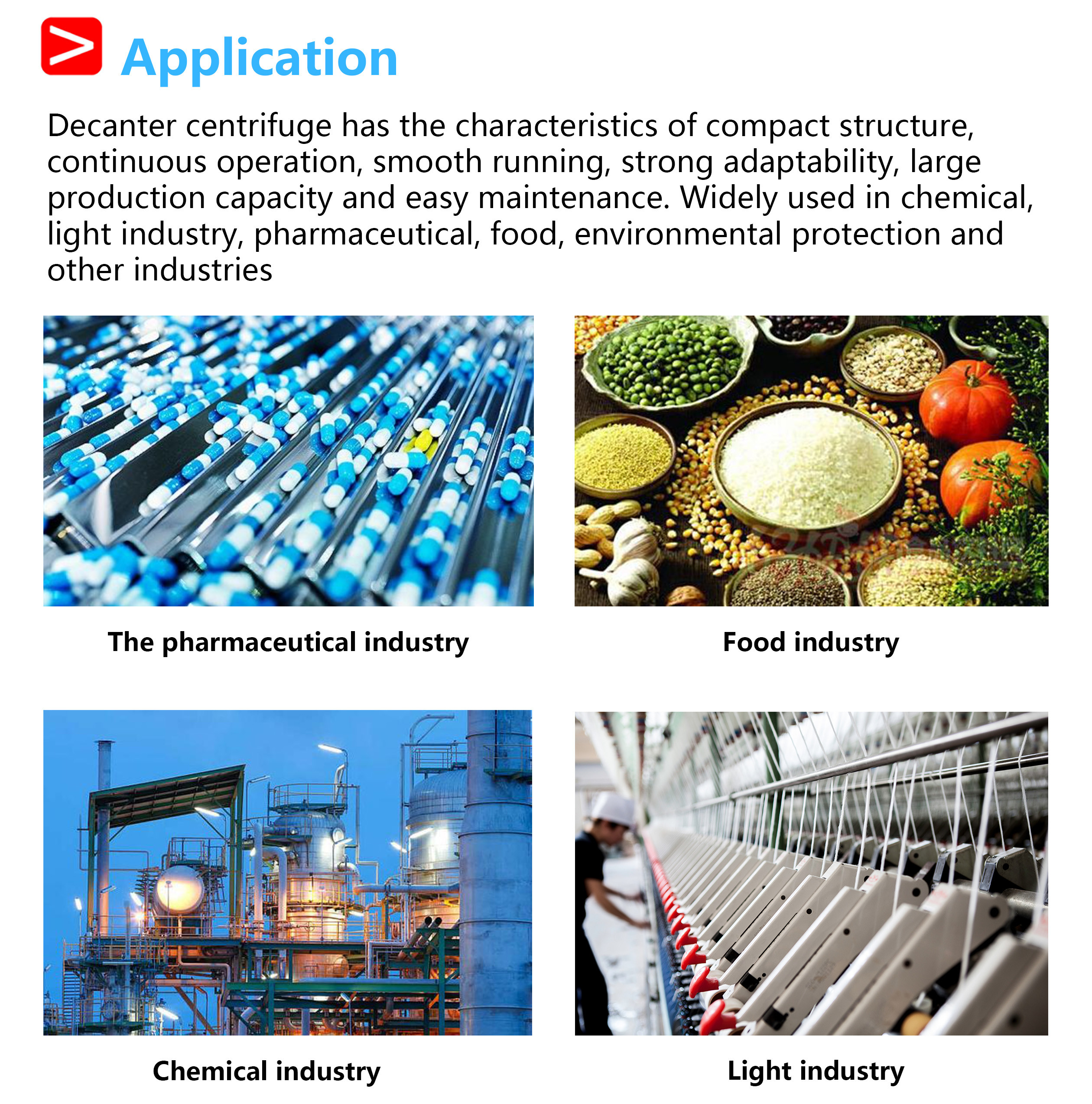 Efficient Horizontal Decanter Centrifuge Machine For Olive Oil Separate