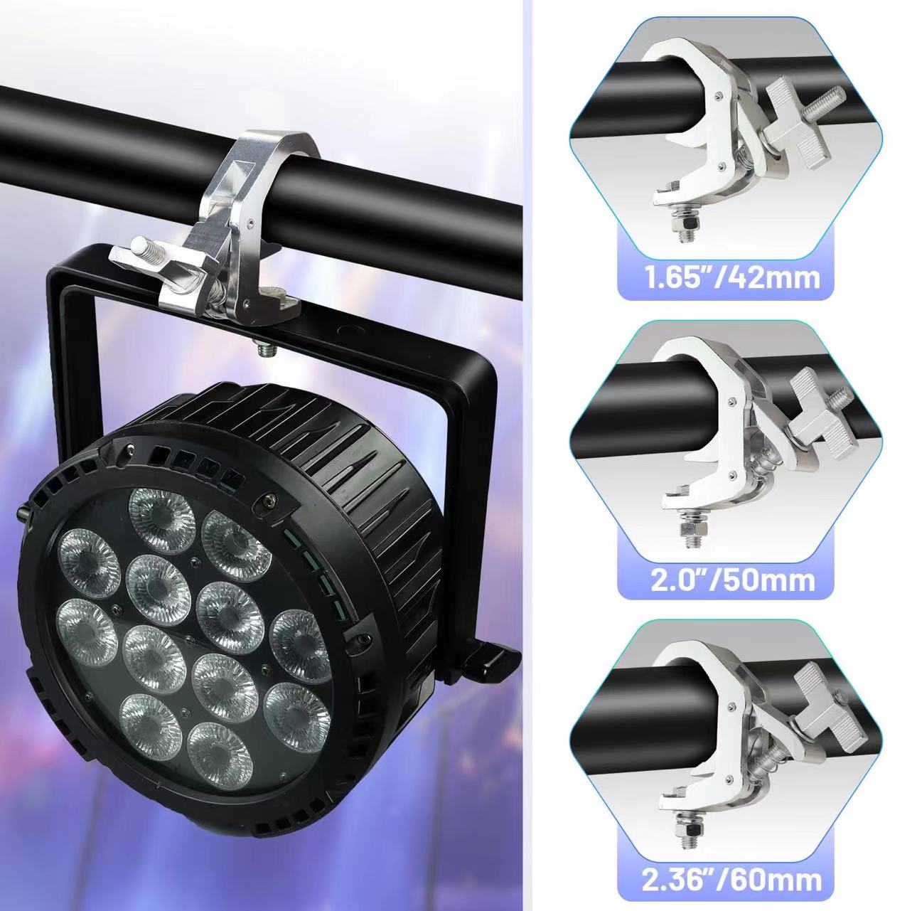 Aluminum Alloy Moving Head Light Clamp Custom Par Stage DJ Truss Clamps