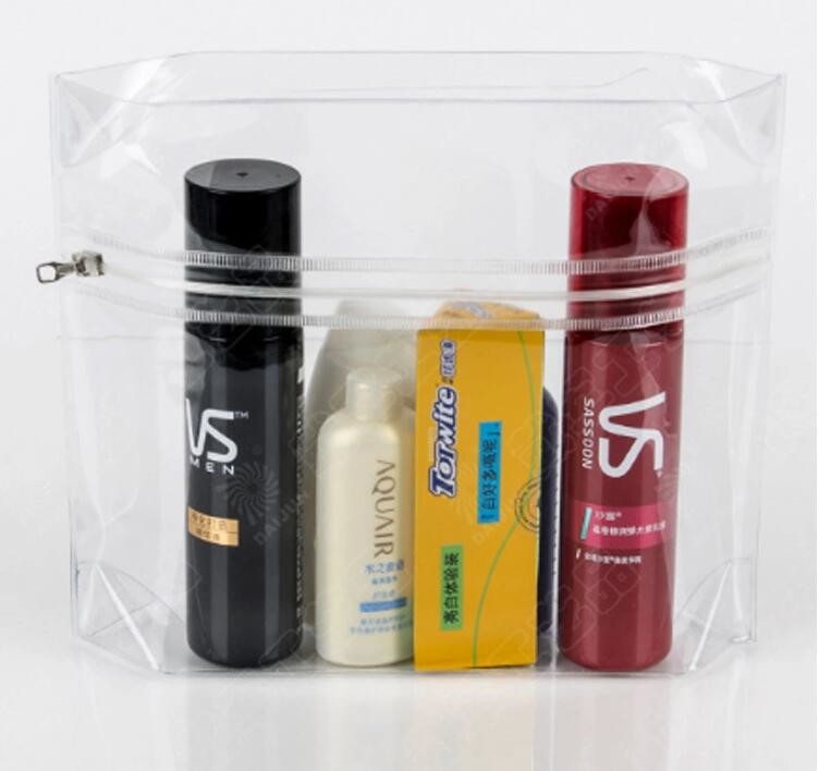 PVC Makeup Cosmetic Bag , Clear Makeup Bag For Packaging Clothing