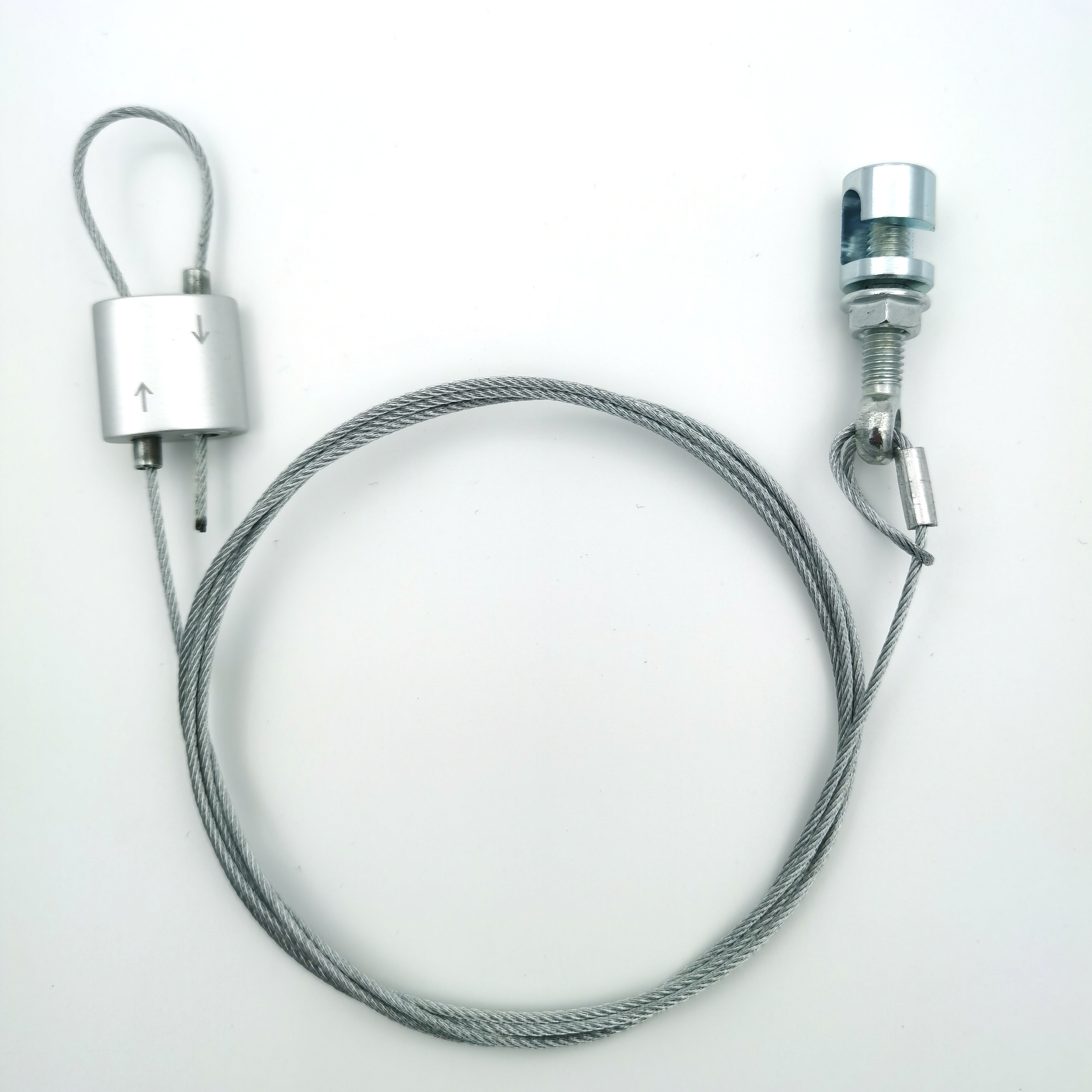 High Tensile Wire Rope Suspension Kit Adjuster Looping Cable Gripper For HVAC Ducting