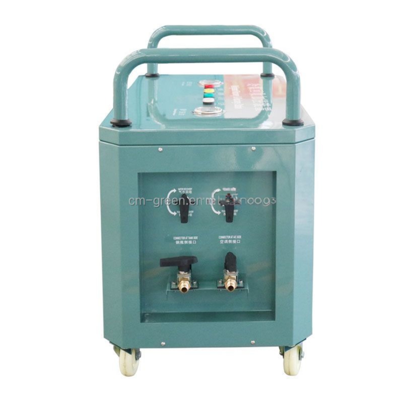 HVAC Refrigerant Vapor Recovery Machine R410A R134A 2HP Recycling AC Gas Charging Machine