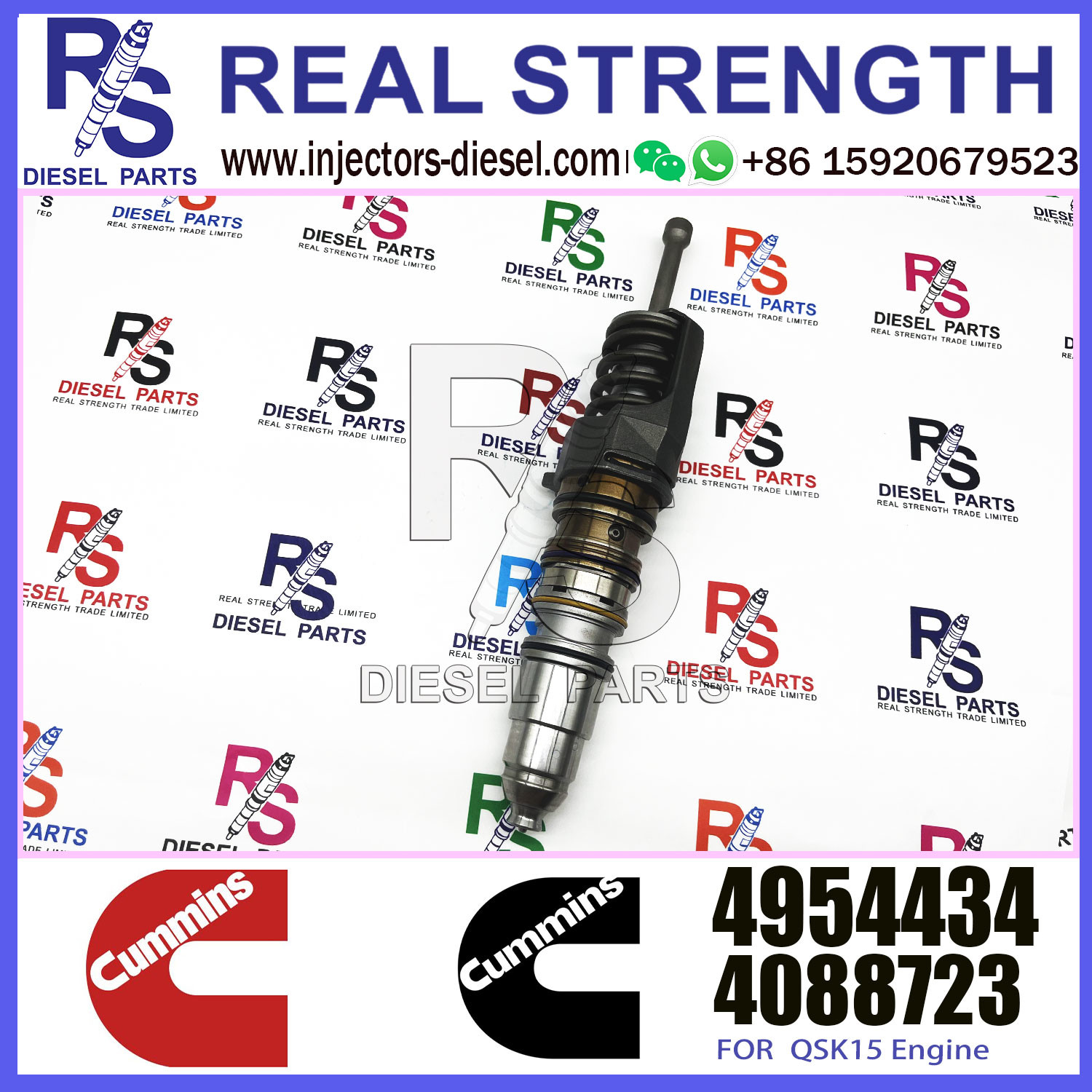 QSX15 ISX15 X15 diesel engine parts fuel injector 4062569NX 4062569RX 4928260 4062569 4954434 4928260PX