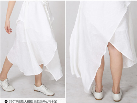 2015 Linen Cotton Fashion Short Sleeve Latest Dress Designs For Ladies