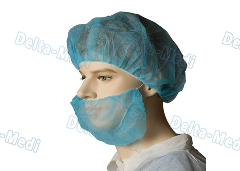 Polypropylene Disposable Beard Covers Single Loop Double Loops Ear Loops