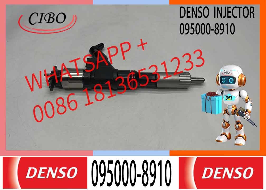 100% Genuine Common Rail Diesel Fuel Injector 095000-8910 095000-8011 VG1246080106