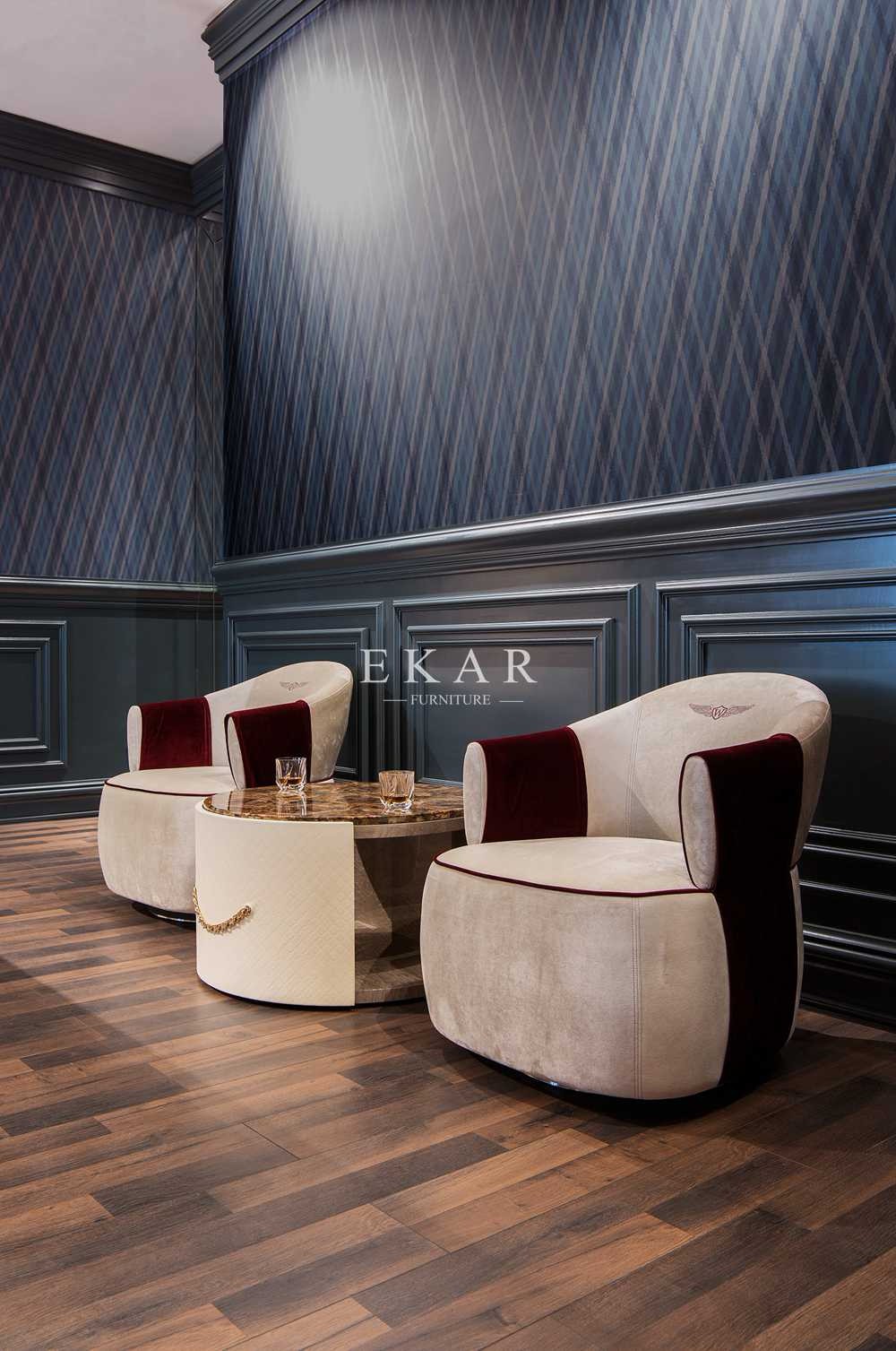 Modern Luxury Design Leather Living Room Leisure Arm Chair W005SF11