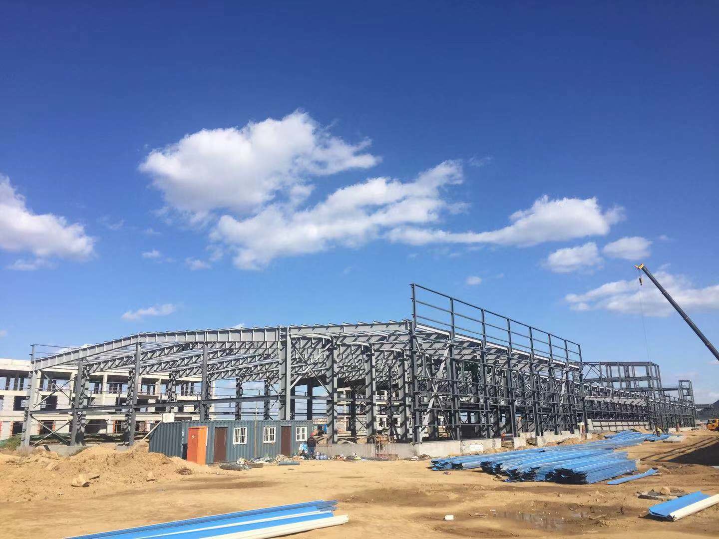 Prefab H Section Steel Metal Workshop Buildings For Storage